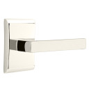 Emtek 5211-DT-US14 Dumont Door Lever Privacy Set With Neos Rosette Polished Nickel