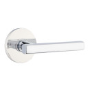 Emtek 5059-FRL-US26 Freestone Door Lever Dummy Set With Disk Rosette Polished Chrome