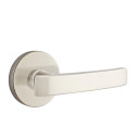 Emtek 5209-GV-US15 Geneva Door Lever Privacy Set With Disk Rosette Satin Nickel