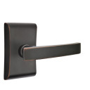 Emtek 5211-GV-US10B Geneva Door Lever Privacy Set With Neos Rosette Oil Rubbed Bronze