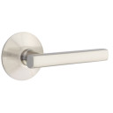 Emtek 5107-FRL-US15 Freestone Door Lever Passage Set With Modern Rosette Satin Nickel