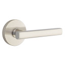 Emtek 5109-FRL-US15 Freestone Door Lever Passage Set With Disk Rosette Satin Nickel
