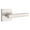 Emtek 5110-FRL-US15 Freestone Door Lever Passage Set With Square Rosette Satin Nickel