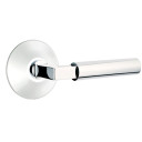 Emtek 5057-HEC-US26 Hercules Door Lever Dummy Set With Modern Rosette Polished Chrome