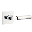 Emtek 5110-HEC-US26 Hercules Door Lever Passage Set With Square Rosette Polished Chrome