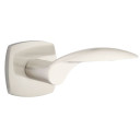 Emtek 5306-MC-US15 Mercury Door Lever Dummy Set With Urban Modern Rosette Satin Nickel