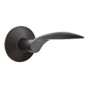 Emtek 5107-MC-US10B Mercury Door Lever Passage Set With Modern Rosette Oil Rubbed Bronze
