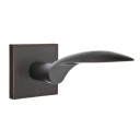 Emtek 5110-MC-US10B Mercury Door Lever Passage Set With Square Rosette Oil Rubbed Bronze
