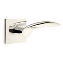 Emtek 5110-MC-US14 Mercury Door Lever Passage Set With Square Rosette Polished Nickel