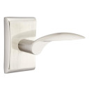Emtek 5111-MC-US15 Mercury Door Lever Passage Set With Neos Rosette Satin Nickel