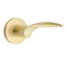 Emtek 5209-MC-US4 Mercury Door Lever Privacy Set With Disk Rosette Satin Brass