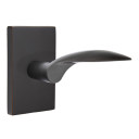 Emtek 5212-MC-US10B Mercury Door Lever Privacy Set With Modern Rectangular Rosette Oil Rubbed Bronze