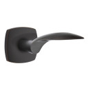 Emtek 5326-MC-US10B Mercury Door Lever Privacy Set With Urban Modern Rosette Oil Rubbed Bronze