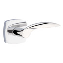 Emtek 5326-MC-US26 Mercury Door Lever Privacy Set With Urban Modern Rosette Polished Chrome