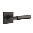 Emtek 5050-MYL-US10B Myles Door Lever Dummy Set With Square Rosette Oil Rubbed Bronze