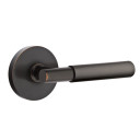 Emtek 5109-MYL-US10B Myles Door Lever Passage Set With Disk Rosette Oil Rubbed Bronze