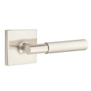 Emtek 5110-MYL-US15 Myles Door Lever Passage Set With Square Rosette Satin Nickel