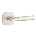 Emtek 5316-MYL-US15 Myles Door Lever Passage Set With Urban Modern Rosette Satin Nickel