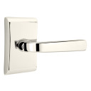 Emtek 5051-SIO-US14 Sion Door Lever Dummy Set With Neos Rosette Polished Nickel