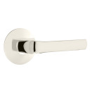 Emtek 5107-SPN-US14 Spencer Door Lever Passage Set With Modern Rosette Polished Nickel