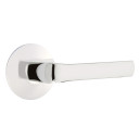 Emtek 5057-SPN-US26 Spencer Door Lever Dummy Set With Modern Rosette Polished Chrome