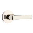 Emtek 5059-SPN-US14 Spencer Door Lever Dummy Set With Disk Rosette Polished Nickel