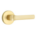 Emtek 5059-SPN-US4 Spencer Door Lever Dummy Set With Disk Rosette Satin Brass