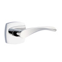 Emtek 5306-TRT-US26 Triton Door Lever Dummy Set With Urban Modern Rosette Polished Chrome