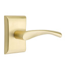 Emtek 5111-TRT-US4 Triton Door Lever Passage Set With Neos Rosette Satin Brass