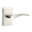 Emtek 5211-TRT-US14 Triton Door Lever Privacy Set With Neos Rosette Polished Nickel