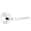 Emtek 5057-ATN-US26 Athena Door Lever Dummy Set With Modern Rosette Polished Chrome