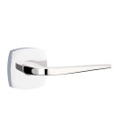 Emtek 5306-ATN-US26 Athena Door Lever Dummy Set With Urban Modern Rosette Polished Chrome