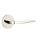 Emtek 5209-ATN-US14 Athena Door Lever Privacy Set With Disk Rosette Polished Nickel