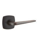 Emtek 5326-ATN-US10B Athena Door Lever Privacy Set With Urban Modern Rosette Oil Rubbed Bronze