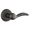 Emtek 7056-D-MB Durango Sandcast Bronze Door Lever Dummy Set With #2 Rosette Medium Bronze
