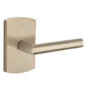 Emtek 7050-MA-TWB Mariposa Sandcast Bronze Door Lever Dummy Set With #4 Rosette Tumbled White Bronze
