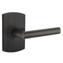 Emtek 7100-MA-MB Mariposa Sandcast Bronze Door Lever Passage Set With #4 Rosette Medium Bronze