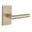 Emtek 7104-MA-TWB Mariposa Sandcast Bronze Door Lever Passage Set With #3 Rosette Tumbled White Bronze