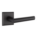 Emtek 7111-MA-FB Mariposa Sandcast Bronze Door Lever Passage Set With #6 Rosette Flat Black Bronze