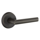 Emtek 7206-MA-MB Mariposa Sandcast Bronze Door Lever Privacy Set With #2 Rosette Medium Bronze