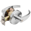 Dynasty Hardware SPA-03-26D Grade 2 Commercial Duty Classroom Function Keyed Lever Lockset, ADA, Satin Chrome Finish