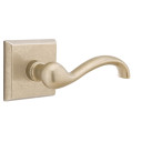 Emtek 7111-TT-TWB Teton Sandcast Bronze Door Lever Passage Set With #6 Rosette Tumbled White Bronze