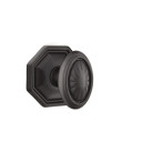 Emtek 72015-PA-FB Parma Lost Wax Door Knob Privacy Set With #15 Rosette Flat Black Bronze