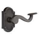 Emtek 72011-PD-MB Padua Lost Wax Door Lever Privacy Set With #11 Rosette Medium Bronze