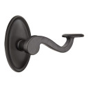 Emtek 70514-PD-FB Padua Lost Wax Door Lever Dummy Set With #14 Rosette Flat Black Bronze