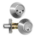Dynasty Hardware DB-200-US15 Double Cylinder Deadbolt, Satin Nickel