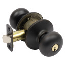 Dynasty Hardware TAH-00-12P Tahoe Keyed Entry Door Knob, Aged Oil Rubbed Bronze