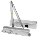 Dynasty Hardware 9000-ALUM Surface Mount Door Closer, Sprayed Aluminum