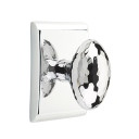 Emtek 5111-HE-US26 Hammered Egg Door Knob Passage Set With Neos Rosette Polished Chrome