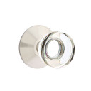 Emtek 5107-MDC-US15 Modern Disc Door Knob Passage Set With Modern Rosette Satin Nickel